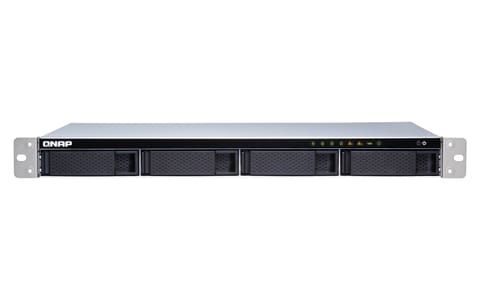 ⁨QNAP TS-431XeU NAS Rack (1U) Ethernet LAN Black, Stainless steel Alpine AL-314⁩ at Wasserman.eu