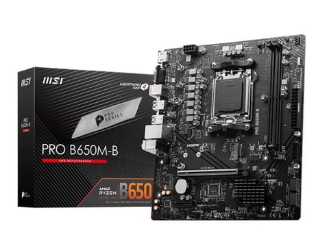 ⁨MSI PRO B650M-B motherboard AMD B650 Socket AM5 micro ATX⁩ at Wasserman.eu