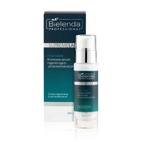 ⁨BIELENDA PROFESSIONAL Supremelab Men Line Kremowe serum regenerująco-przeciwzmarszczkowe 50 ml⁩ w sklepie Wasserman.eu