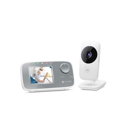 ⁨Motorola | Video Baby Monitor | VM482 2.4" | 2.4" kolorowy wyświetlacz LCD o rozdzielczości 480 x 272px; Monitorowanie temperatu⁩ w sklepie Wasserman.eu