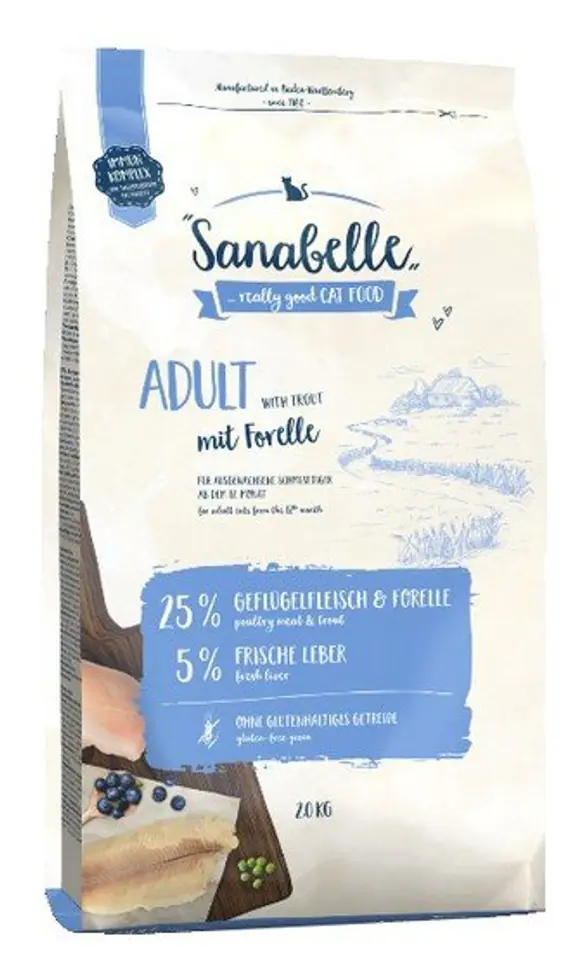 ⁨Sanabelle Adult with trout 2kg⁩ at Wasserman.eu