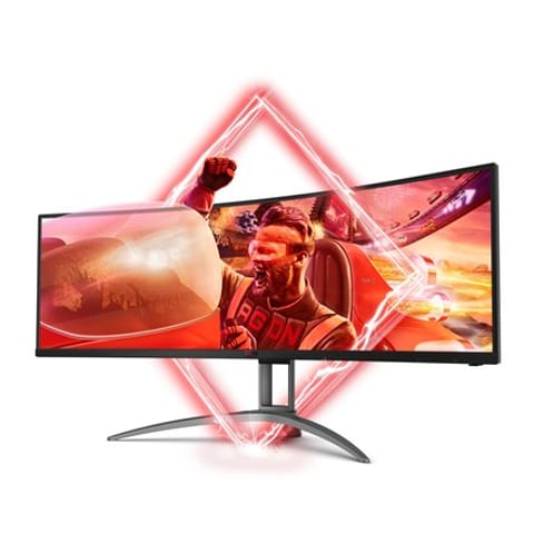 ⁨Monitor dla graczy | AG493UCX2 | 49 " | VA | DQHD | 32:9 | 165 Hz | 1 ms | 5120 x 1440 pikseli | 550 cd/m² | Porty HDMI w liczbi⁩ w sklepie Wasserman.eu