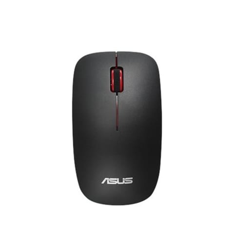 ⁨Asus WT300 RF Optical mouse, Wireless connection, No, Black/Red⁩ at Wasserman.eu