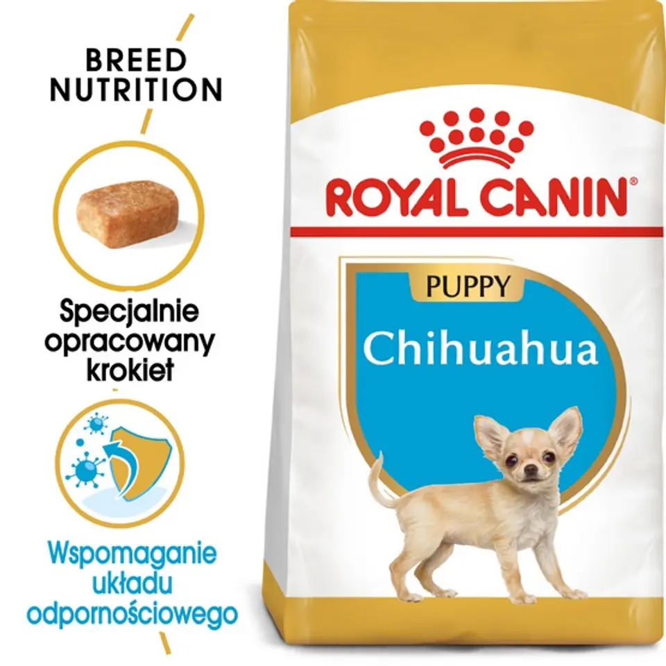 ⁨Royal Canin Chihuahua Puppy dry food for puppies up to 8 months, breed chihuahua 0,5kg⁩ at Wasserman.eu