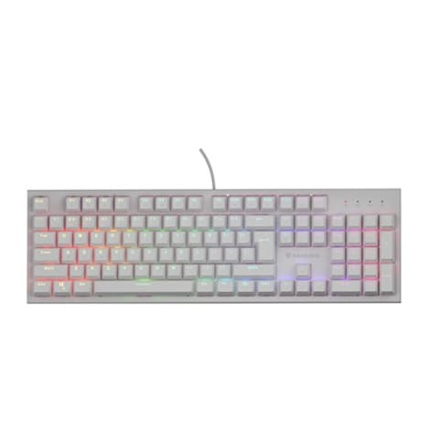 THOR 303 | Mechaniczna klawiatura do gier | Przewodowa | USA | Biała | USB Type-A | Outemu Peach Silent w sklepie Wasserman.eu