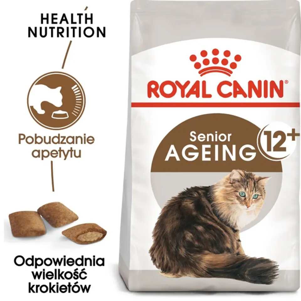 ⁨Royal Canin Ageing +12 karma sucha dla kotów dojrzałych 2kg⁩ w sklepie Wasserman.eu