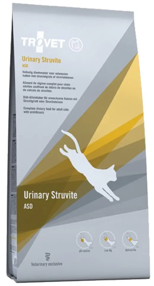 ⁨TROVET Urinary Struvite ASD with chicken- dry cat food - 10 kg⁩ at Wasserman.eu