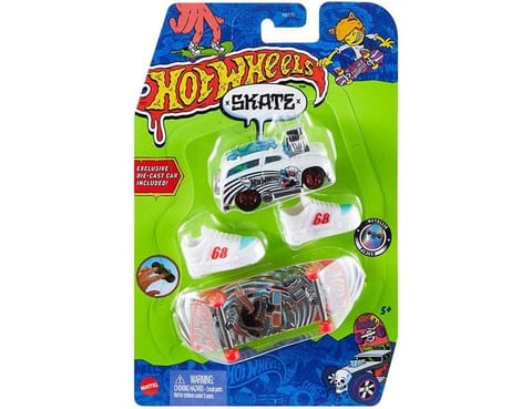 ⁨Hot Wheels Skate Deskorolka + buty + auto HNG56⁩ w sklepie Wasserman.eu