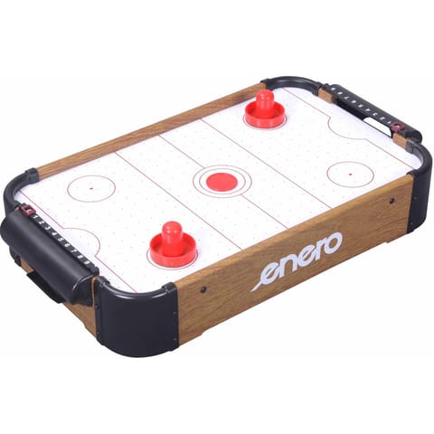 ⁨GRA CYMBERGAJ AIR HOCKEY NA STÓŁ 51x31x10CM WOODEN ENERO⁩ w sklepie Wasserman.eu