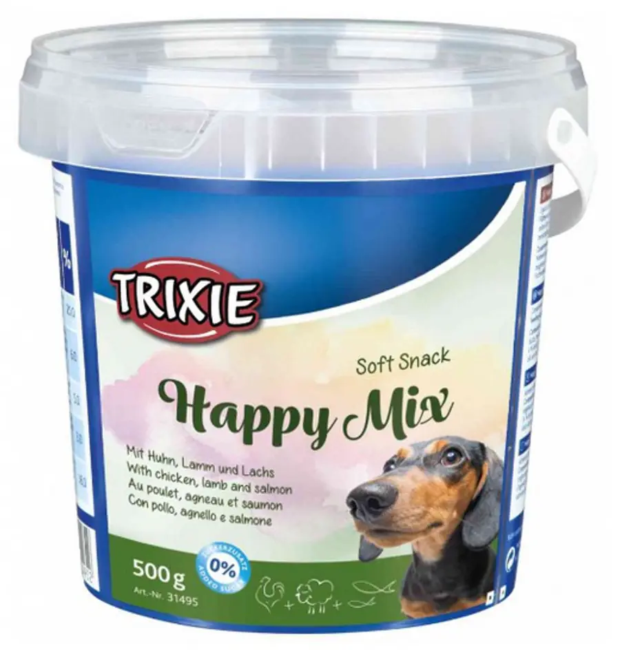 ⁨Trixie Przysmak dla psa Happy Mix 500g [TX-31495]⁩ w sklepie Wasserman.eu