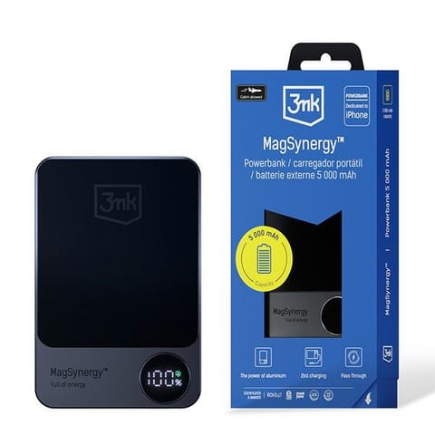 ⁨3mk MagSynergy 5000 mAh Powerbank⁩ at Wasserman.eu