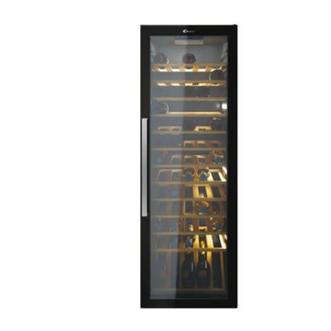 ⁨Candy | Wine Cooler | CWC 200 EELW/NF | Energy efficiency class G | Free standing | Bottles capacity 81 | Black⁩ at Wasserman.eu