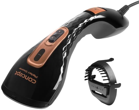 ⁨Concept NO8000 garment steamer Handheld garment steamer 0.15 L 1300 W Black, Copper⁩ at Wasserman.eu