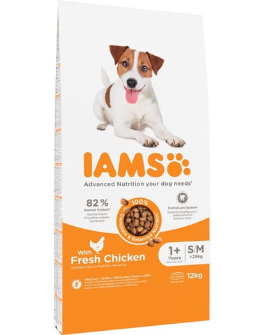 ⁨IAMS for Vitality Adult Small & Medium - dry dog ​​food - 12 kg⁩ at Wasserman.eu