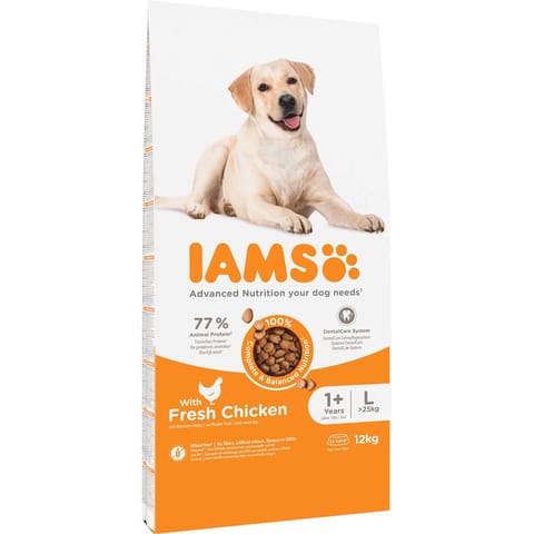 ⁨IAMS for Vitality Adult Large Breed - dry dog ​​food - 12 kg⁩ at Wasserman.eu