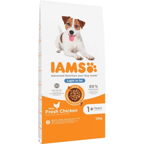 ⁨IAMS Vitality Adult Light in fat - dry food for overweight dogs - 12 kg⁩ at Wasserman.eu