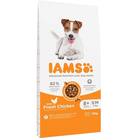 ⁨IAMS for Vitality Senior Small & Medium - dry dog ​​food - 12 kg⁩ at Wasserman.eu