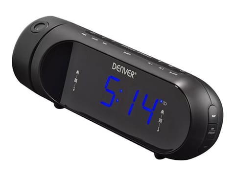 ⁨Denver CPR-700 alarm clock Digital alarm clock Black⁩ at Wasserman.eu