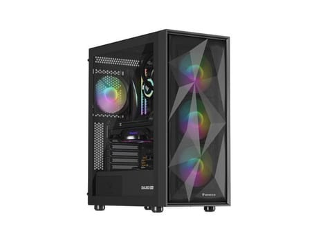 ⁨HOUSING GENESIS DIAXID 605 ARGB MIDI TOWER WITH USB-C WINDOW BLACK⁩ at Wasserman.eu