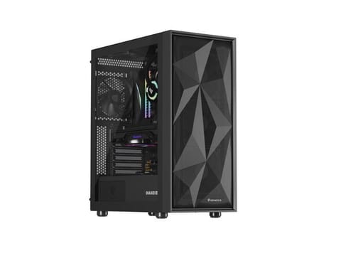 ⁨HOUSING GENESIS DIAXID 605F MIDI TOWER WITH USB-C WINDOW BLACK⁩ at Wasserman.eu