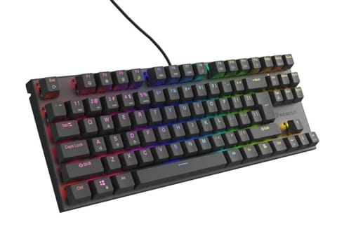 KLAWIATURA DLA GRACZY GENESIS THOR 303 TKL US PODŚWIETLENIE RGB MECHANICZNA BROWN CZARNA HOT SWAP w sklepie Wasserman.eu