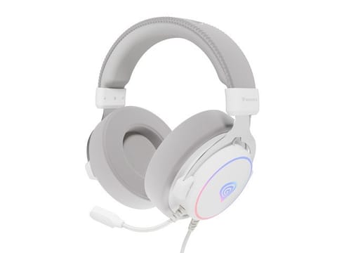 GENESIS Neon 764 Zestaw słuchawkowy Przewodowa Opaska na głowę Gaming USB Typu-A Biały w sklepie Wasserman.eu
