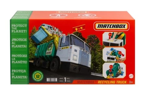 ⁨PROMO MEGA BLOKS Śmieciarka do recyklingu HHR64 p1 MATTEL⁩ w sklepie Wasserman.eu