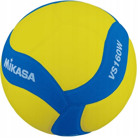 ⁨Mikasa VS160W yellow and blue volleyball size 4⁩ at Wasserman.eu