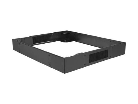 ⁨BASE/PLINTH FOR FLOOR-STANDING CABINETS 800X800 19" (FF01 & FF02) BLACK LANBERG⁩ at Wasserman.eu