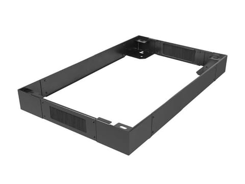 ⁨BASE/PLINTH FOR FLOOR-STANDING CABINETS 600X800 19" (FF01 & FF02) BLACK LANBERG⁩ at Wasserman.eu