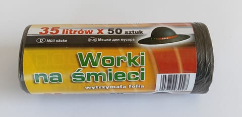 GARBAGE BAGS 35L 50*60HD A50 at Wasserman.eu