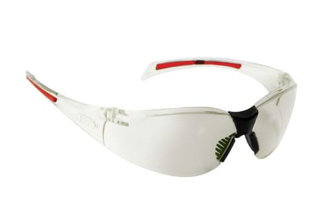 ⁨JSP OKULARY OCHRONNE STEALTH 8000 PRZEŹROCZYSTE/CZERWONE⁩ w sklepie Wasserman.eu