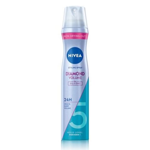 ⁨NIVEA Styling Lakier do włosów Diamond Volume Care - 250 ml⁩ w sklepie Wasserman.eu