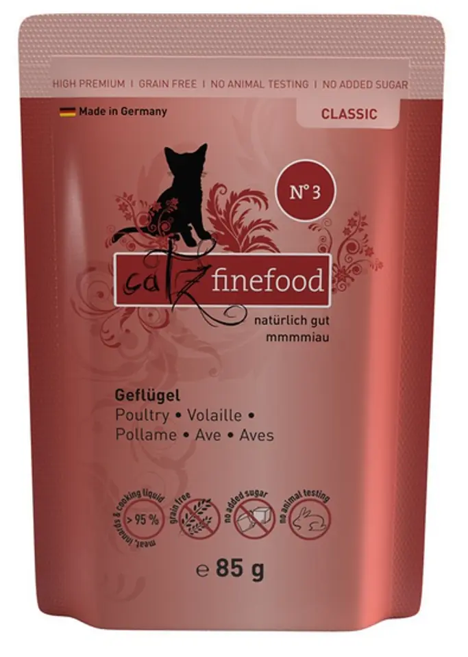 ⁨Catz Finefood Classic N.03 Drób saszetka 85g⁩ w sklepie Wasserman.eu