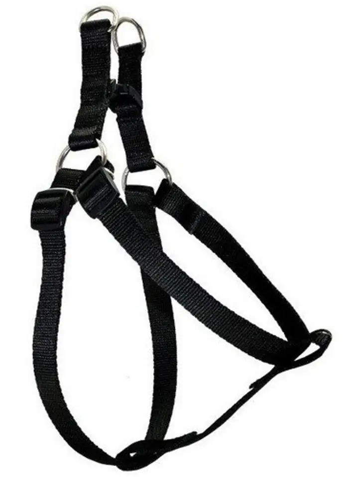 ⁨CHABA Szelki taśma regulowane nr 1 - obwód 40cm czarne⁩ w sklepie Wasserman.eu
