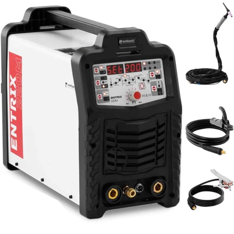 ⁨Spawarka cyfrowa do aluminium ENTRIX TIG HF AC/DC Puls MMA 200A 230V⁩ w sklepie Wasserman.eu