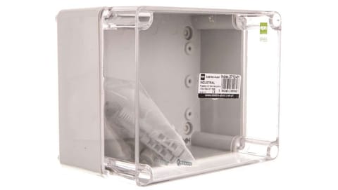 ⁨INDUSTRIAL Hermetic box n/t 170x135x107 IP65 transparent 2712-01⁩ at Wasserman.eu