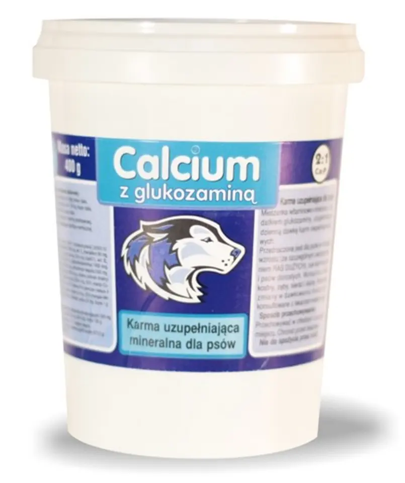 ⁨Calcium niebieski - proszek 400g⁩ w sklepie Wasserman.eu
