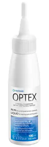 ⁨Optex - Flüssigkeit zum Waschen der Augen und Augenlider eines Hundes oder einer Katze 100ml⁩ im Wasserman.eu