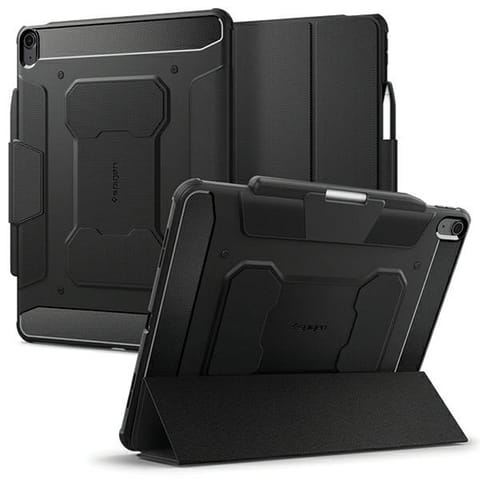 ⁨Spigen Rugged Armor PRO iPad Air 13" 2024 czarny/black ACS07669⁩ w sklepie Wasserman.eu