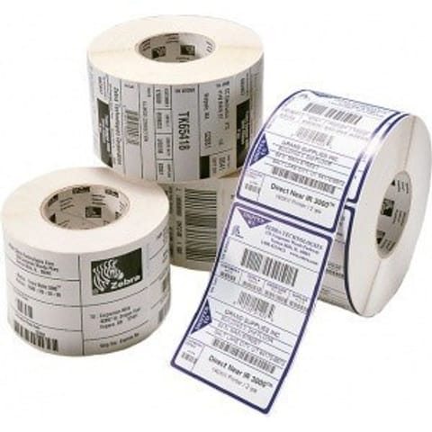 ⁨LABEL, PAPER, 102X152MM; THERMAL TRANSFER, Z-SELECT 2000T, COATED, PERMANENT ADHESIVE, 76MM CORE, SAMPLE, RFID⁩ at Wasserman.eu