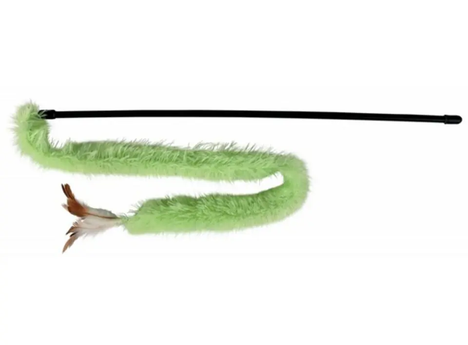 ⁨Trixie Fishing rod with plush tail 48cm [45724]⁩ at Wasserman.eu