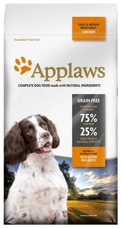 ⁨Applaws Adult Dog Small & Medium Breed Kurczak 2kg⁩ w sklepie Wasserman.eu