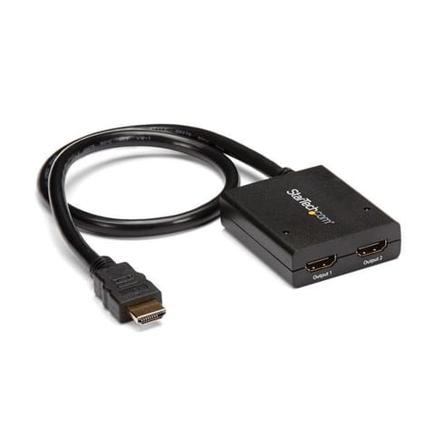 ⁨StarTech.com 4K HDMI 2-Port Video Splitter – 1x2 HDMI Splitter – Powered by USB or Power Adapter – 4K 30Hz⁩ at Wasserman.eu