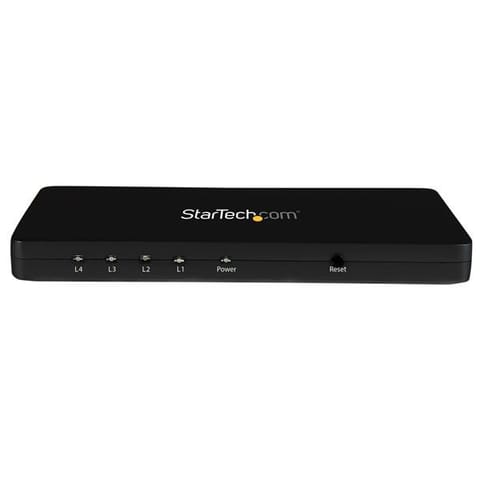 ⁨StarTech.com 4K HDMI 4-Port Video Splitter – 1x4 HDMI Splitter w/ Solid Aluminum Housing – 4K 30Hz⁩ at Wasserman.eu