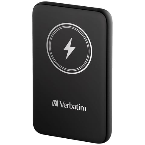 ⁨Verbatim Charge 'n' Go Magnetic Wireless Power Bank 10000mAh Black⁩ at Wasserman.eu