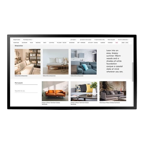 ⁨AG Neovo TX-4302 Płaski panel Digital Signage 109,2 cm (43") LCD 400 cd/m2 Full HD Czarny Ekran dotykowy Windows 10 24/7⁩ w sklepie Wasserman.eu