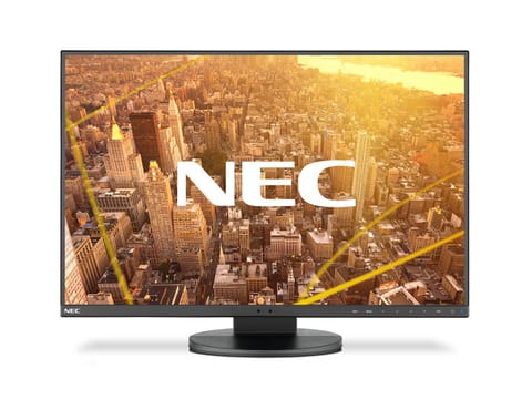 ⁨NEC MultiSync EA241WU computer monitor 61 cm (24") 1920 x 1200 pixels WUXGA LCD Black⁩ at Wasserman.eu