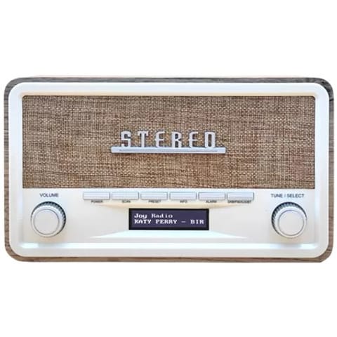 ⁨Radio retro Denver DAB-18 ligh wood⁩ w sklepie Wasserman.eu