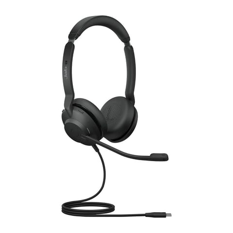 ⁨Jabra 23189-989-879 słuchawki/zestaw słuchawkowy Przewodowa Opaska na głowę Biuro/centrum telefoniczne USB Type-C Czarny⁩ w sklepie Wasserman.eu